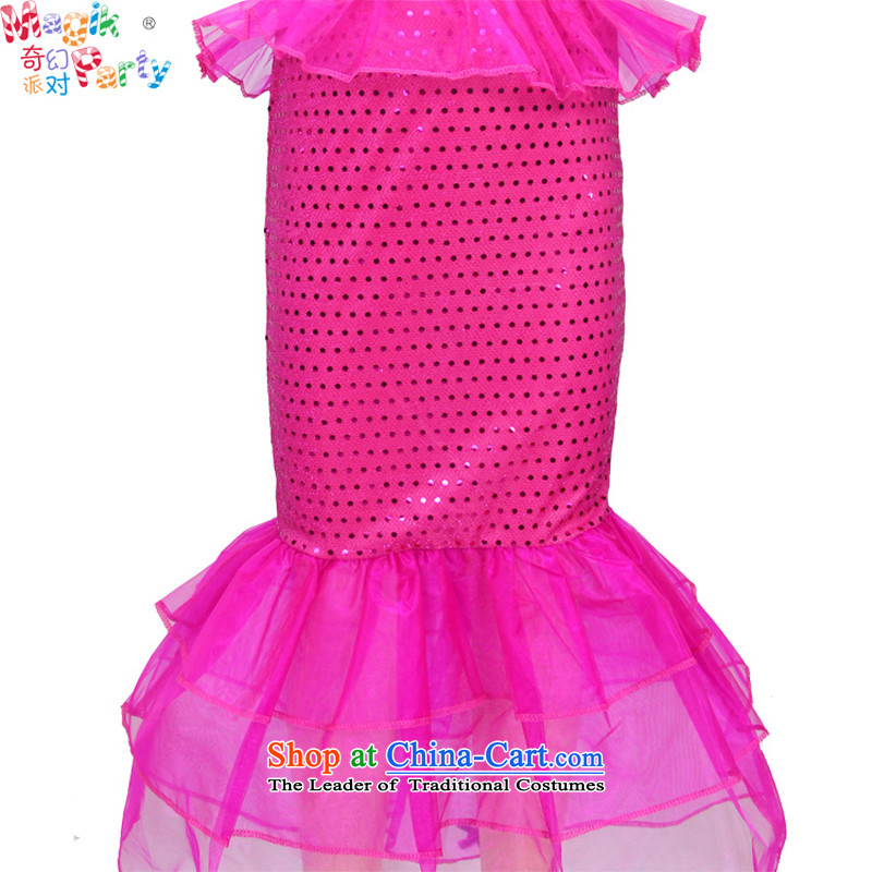 Fantasy Halloween costume party kindergarten girls show apparel theatrical performances services photography dresses Mermaid Princess skirt mermaid 120cm7-8 code, a party (magikparty) , , , shopping on the Internet
