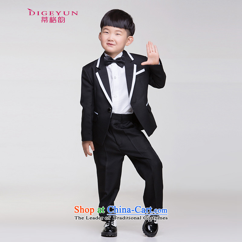 The following children dress boys 61 performances kit dress moderator costumes and suits for the children of the 140 Black (DIGEYUN) , , , shopping on the Internet