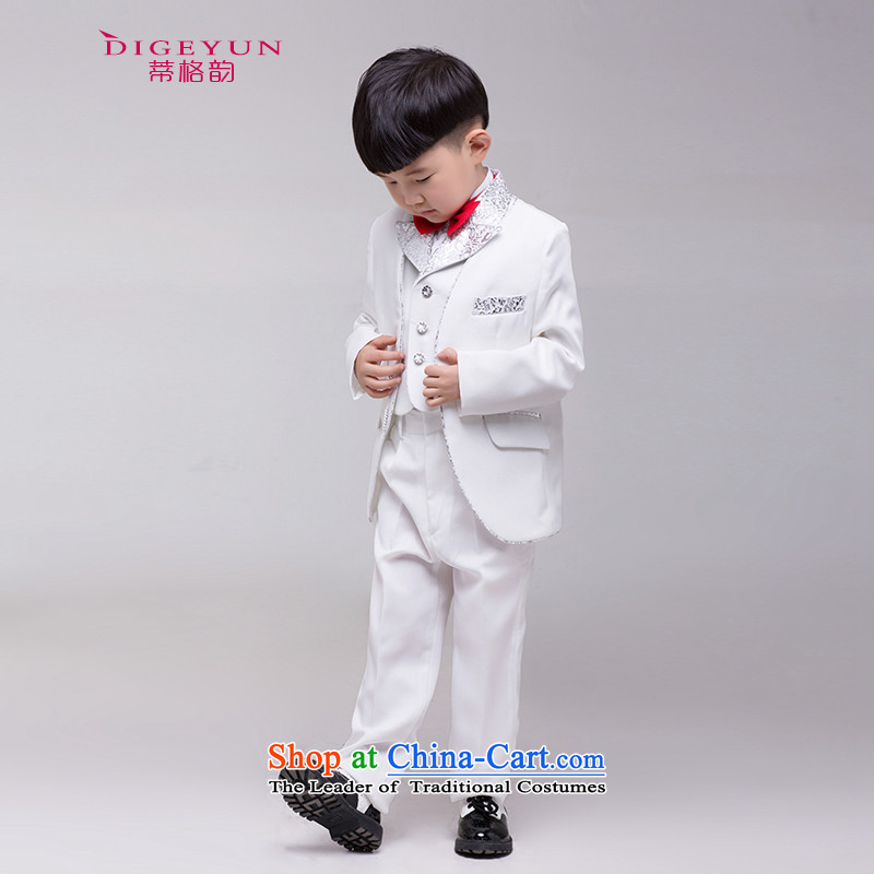 The following children a small white dress suits B suits dress Flower Girls leisure suits white 150, the TPLF DIGEYUN () , , , shopping on the Internet