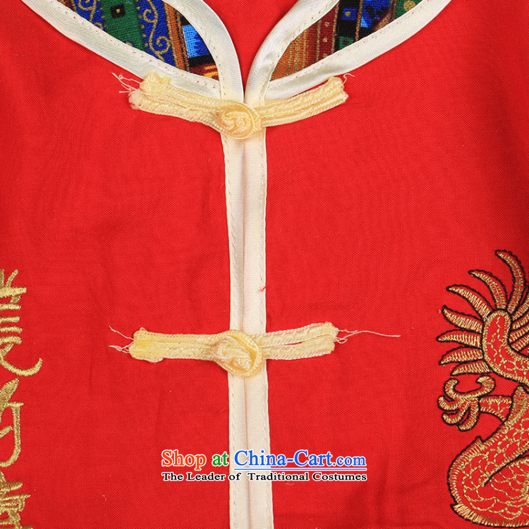 The point and the new child Tang Dynasty Chinese baby cotton linen Tang dynasty boy shorts, short-sleeved Tang casual ethnic red 110 pictures, prices, brand platters! The elections are supplied in the national character of distribution, so action, buy now enjoy more preferential! As soon as possible.