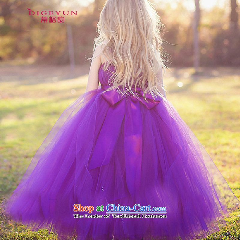 The following children and of children's wear dresses princess skirt Flower Girls dress skirt performances bon bon skirt the TPLF 120 purple (DIGEYUN) , , , shopping on the Internet