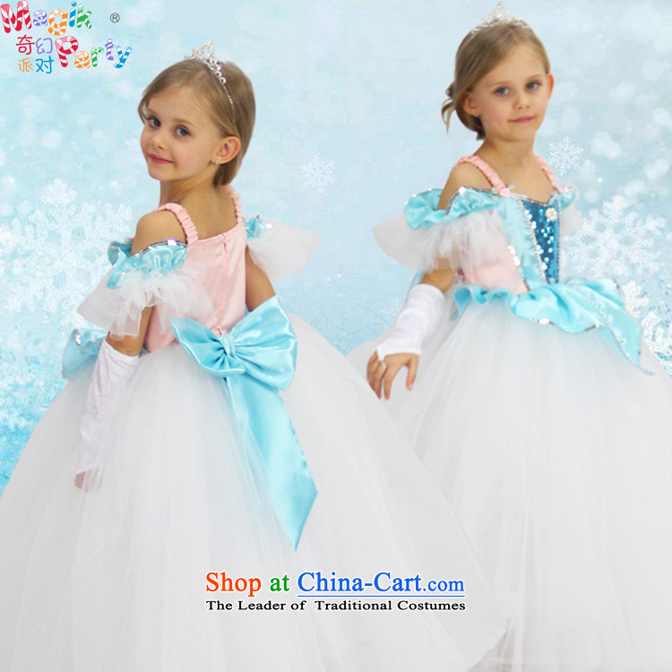 Fantasy party daughter birthday gift Girls School Performance dresses wedding dress skirt bon bon skirt snow and ice princess queen skirt Short-Sleeve Mock-Neck 130cm9-10) code picture, prices, brand platters! The elections are supplied in the national character of distribution, so action, buy now enjoy more preferential! As soon as possible.