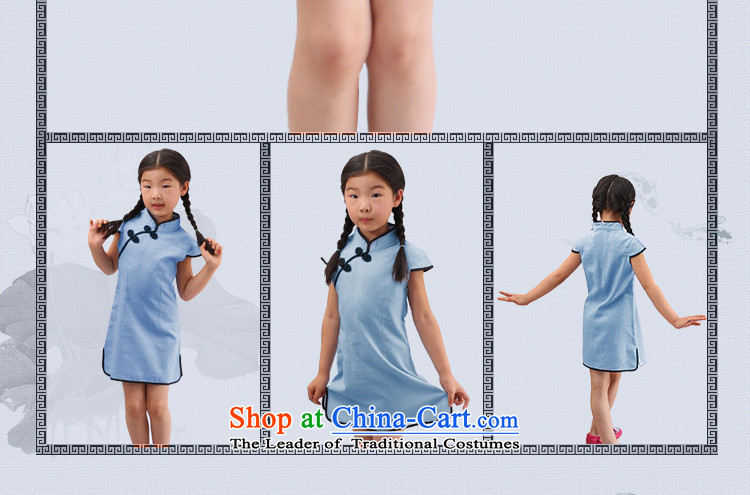 Tiger head dolls children and of children's wear dresses girls qipao Tang dynasty princess skirt cotton linen CUHK child guzheng will national retro skirt summer Emerald 130 pictures, prices, brand platters! The elections are supplied in the national character of distribution, so action, buy now enjoy more preferential! As soon as possible.