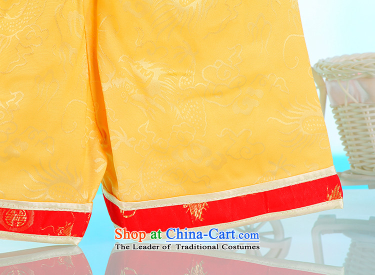 2015 New Tang Dynasty Children Summer Package boy silk shorts, short-sleeved baby boxed packaged Summer 4661 Yellow 110 pictures, prices, brand platters! The elections are supplied in the national character of distribution, so action, buy now enjoy more preferential! As soon as possible.