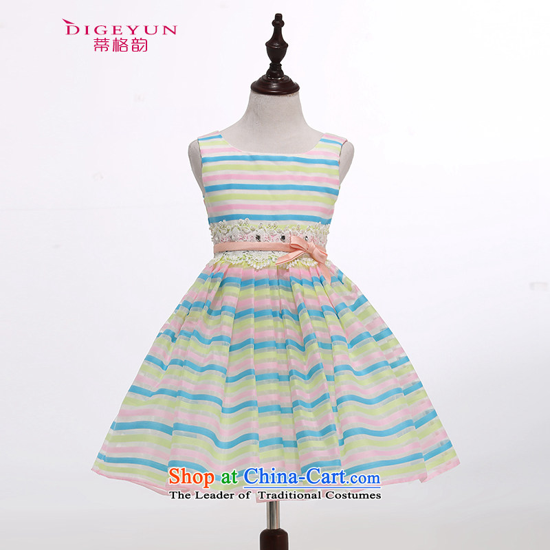 The following color the children dress yarn princess dress skirt girls will bon bon skirt color?150