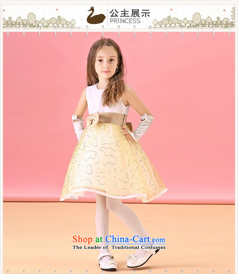 First headquarters wedding gown girls princess wedding dress new Children Summer lace Butterfly Festival sleeveless dresses tz0184 dress champagne color performance (single) 150cm(14 skirt code 150-160cm) picture, prices, brand platters! The elections are supplied in the national character of distribution, so action, buy now enjoy more preferential! As soon as possible.