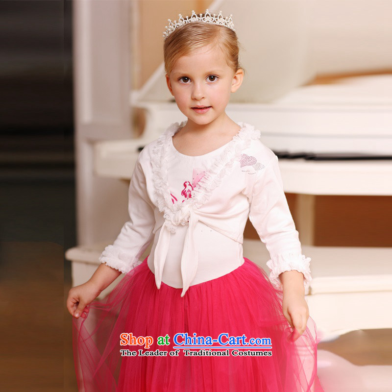 A package accepts the Carnation Rain Fall 2015 Christmas dance performances of the new children exercise clothing ballet skirt girls wild 7 cuff lace white 140cm(140cm XXL), shawl promotion Xin carnation rain shopping on the Internet has been pressed.
