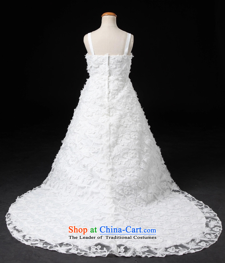 Purple wedding gown headquarters children tail will girls new children's wear long drag to CUHK luxury lace bare shoulders, snow white wedding dress skirt is white with gross shawl TZ0220 8 (recommended height 120-130cm) picture, prices, brand platters! The elections are supplied in the national character of distribution, so action, buy now enjoy more preferential! As soon as possible.
