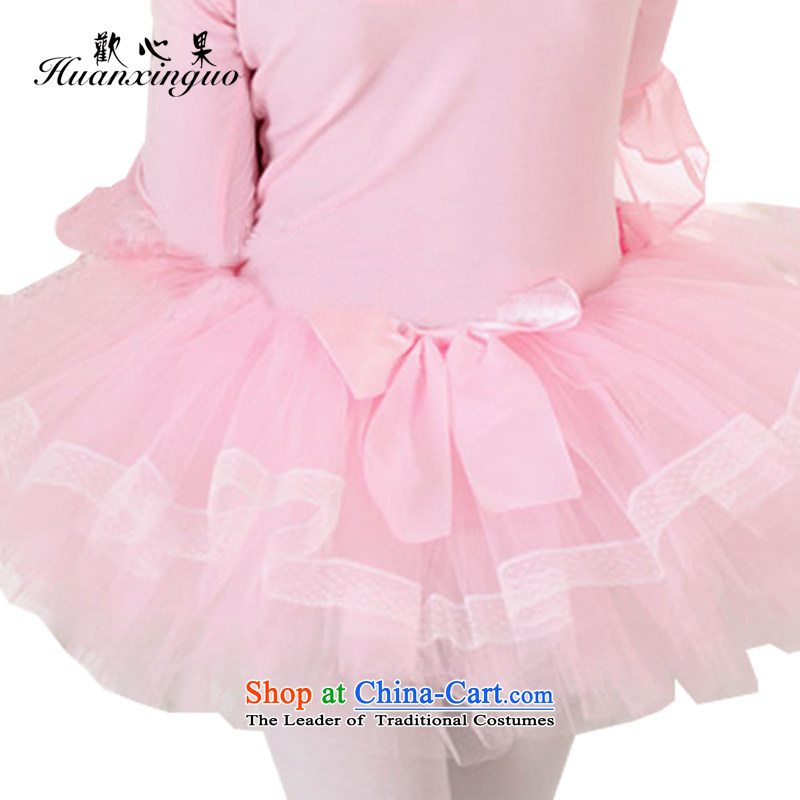 Win in pure cotton children fruit cuff dance services Girls fall, dance exercise clothing children ballet pink 120 cute HL-03 skirt fruit , , , shopping on the Internet