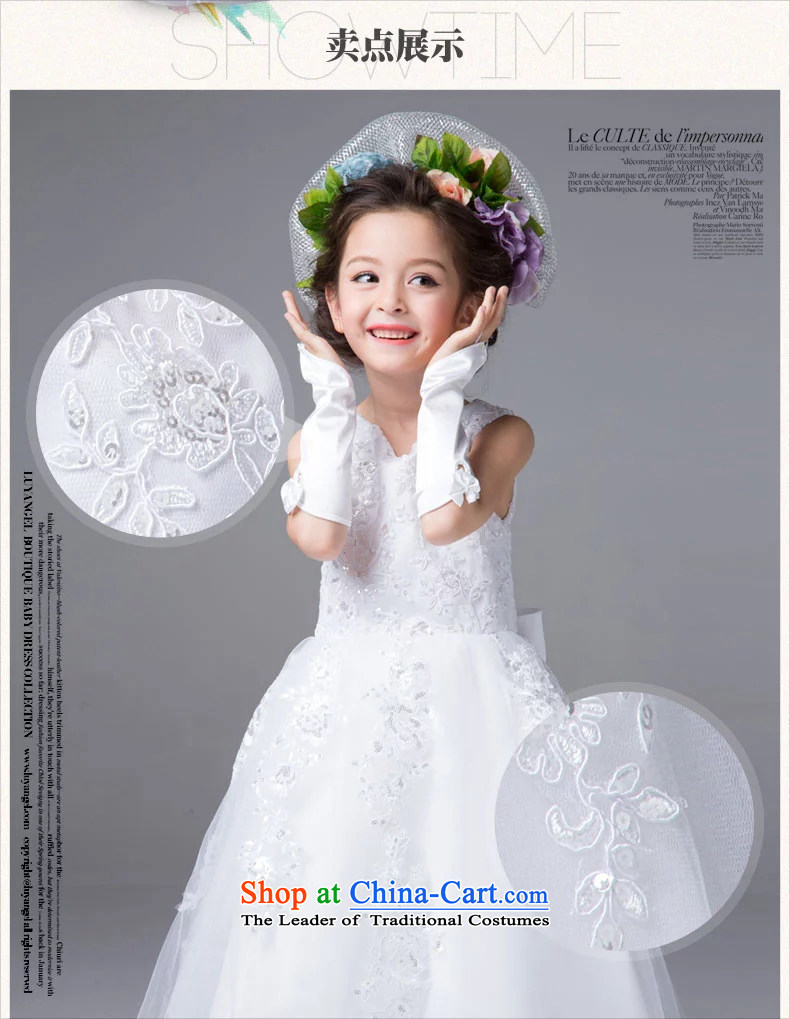 First headquarters wedding dresses girls dresses summer long silk yarn lei sleeveless irrepressible noble Flower Girls dress will children wedding dress TZ0165 Princess White (single) 10 yards (recommendation 130-140cm) height picture, prices, brand platters! The elections are supplied in the national character of distribution, so action, buy now enjoy more preferential! As soon as possible.