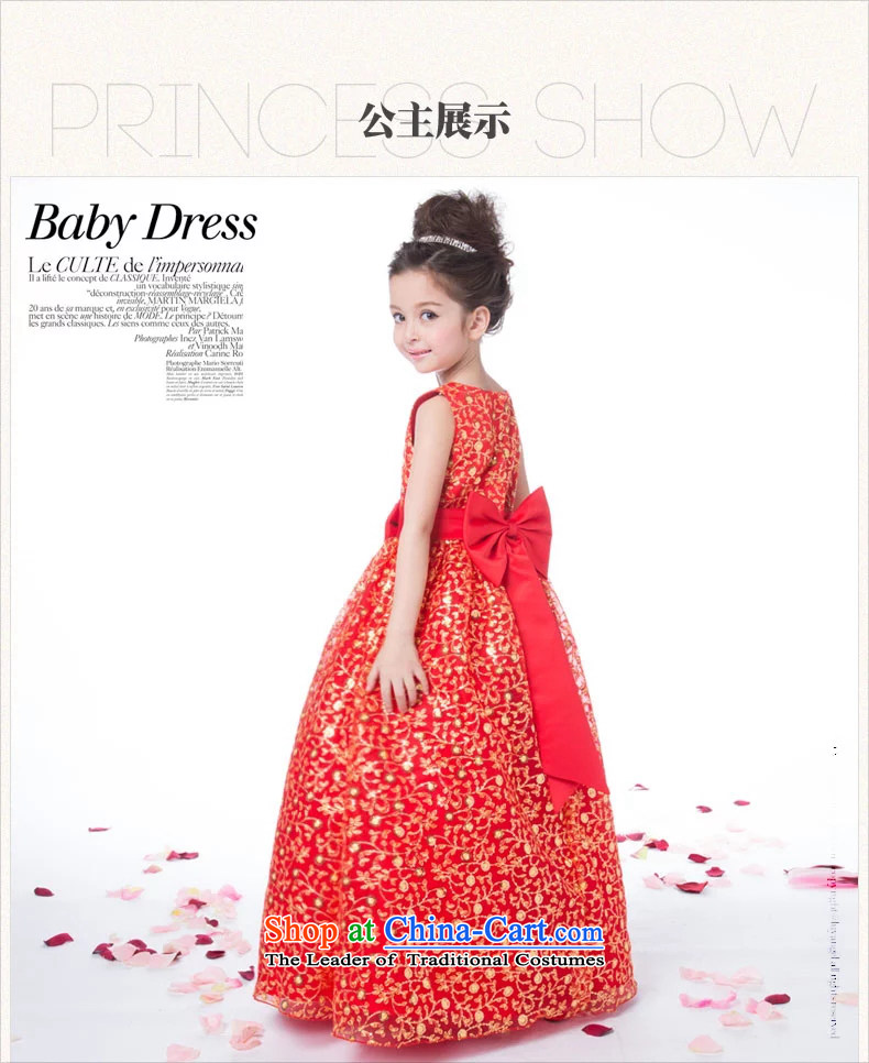 Purple wedding gown headquarters children dress girls spring and summer long red lace sleeveless bow tie cuhk child birth flower of children's wear skirts princess will TZ0205 red 14 yards (recommendation 150-160cm) height picture, prices, brand platters! The elections are supplied in the national character of distribution, so action, buy now enjoy more preferential! As soon as possible.