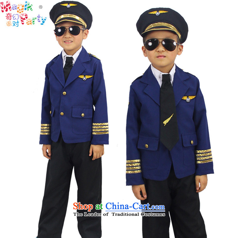 Fantasy sent for boys and girls school performance of fashion photography services for role-playing nursery services pilots on show long clothing is long145cm11-12 pilots code