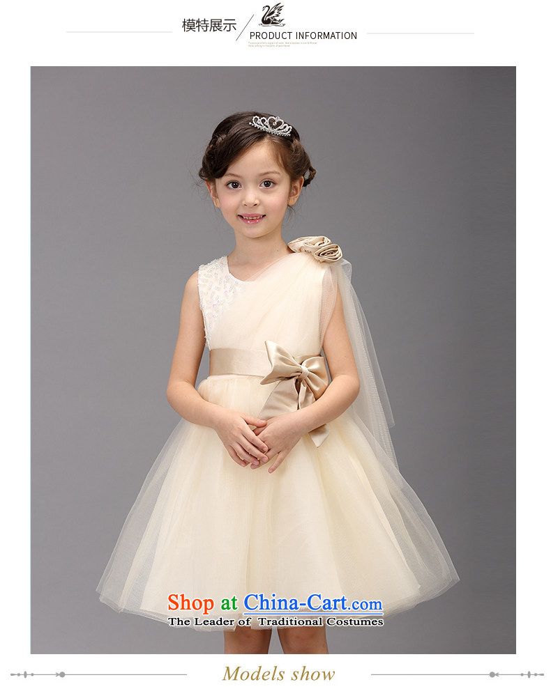  The new 2015 Birds Spirit Fall/Winter Collections children princess skirt long-sleeved girls dresses champagne color dress small girls bon bon dress summer long-sleeved Beveled Shoulder dress champagne color 150 is suitable for children of pictures, paras. 135-145 price, brand platters! The elections are supplied in the national character of distribution, so action, buy now enjoy more preferential! As soon as possible.