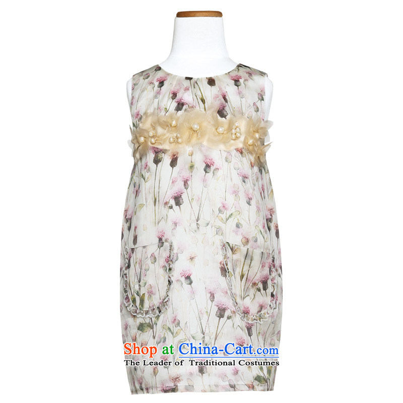 Love of Ko Yo Girl 2015 new stamp princess skirts upscale dress silk OSCE root yarn children dresses spring and summer skirts figure 160 love of Ko Yo (I natural angel shopping on the Internet has been pressed.