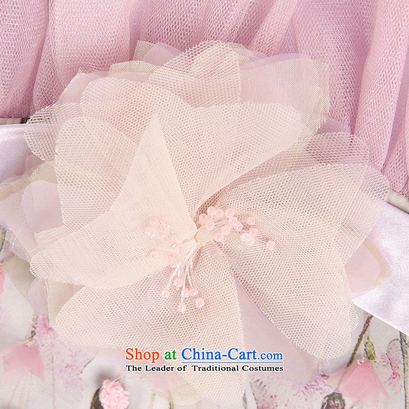 Love of Ko Yo New 2015 Silk Dresses skirt girls stamp princess skirt Flower Girls skirt dress children dresses figure of 140, Ko Yo (I Love natural angel shopping on the Internet has been pressed.