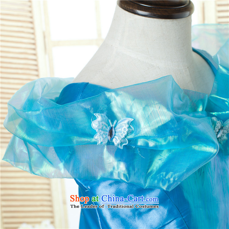 2015 Summer Cinderella dress skirt upscale princess skirt sin Opertti Princess skirt girls dresses Christmas costumes and dress skirt dance skirt blue dress + gloves wigs Four piece set 150 pictures, prices, brand platters! The elections are supplied in the national character of distribution, so action, buy now enjoy more preferential! As soon as possible.