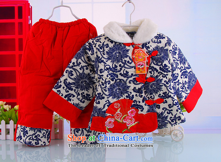 Tang Dynasty girls of autumn and winter thick) cotton coat Kit Tang dynasty children under the age of your baby girl dress porcelain blue 90 pictures, prices, brand platters! The elections are supplied in the national character of distribution, so action, buy now enjoy more preferential! As soon as possible.