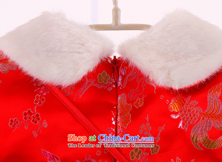The girl child with package Tang dynasty qipao CUHK child New Year Holidays Tang Dynasty Silk Cheongsam-yi red 110 pictures, prices, brand platters! The elections are supplied in the national character of distribution, so action, buy now enjoy more preferential! As soon as possible.