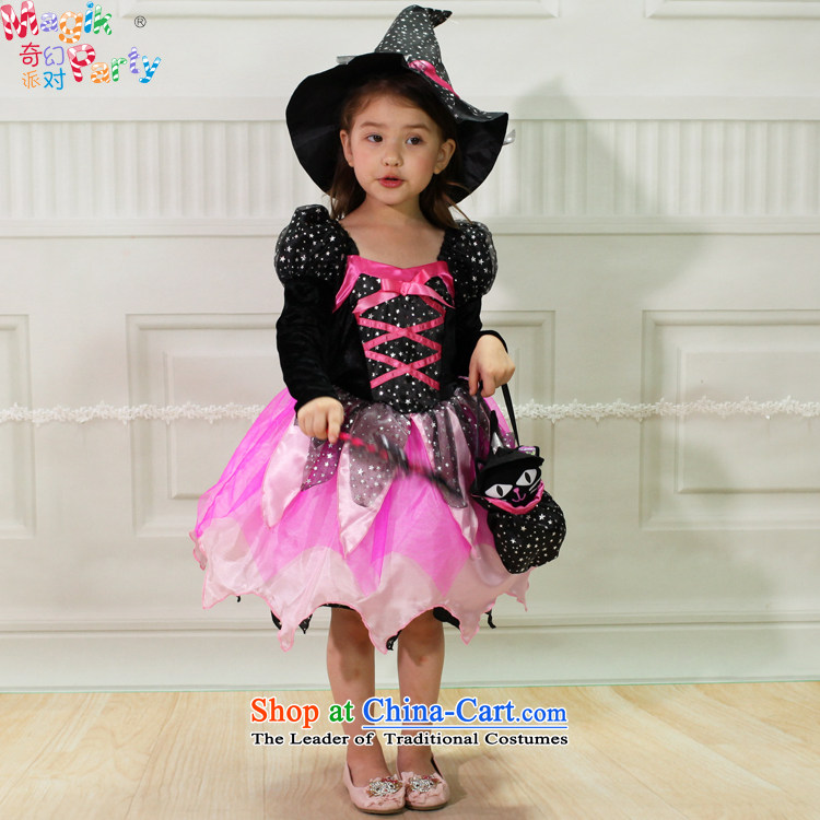 Fantasy to send girls Halloween costume party gathering play fashion school performances skirt witch dresses black cat witch skirt classic black 135cm9-10) code pictures, prices, brand platters! The elections are supplied in the national character of distribution, so action, buy now enjoy more preferential! As soon as possible.