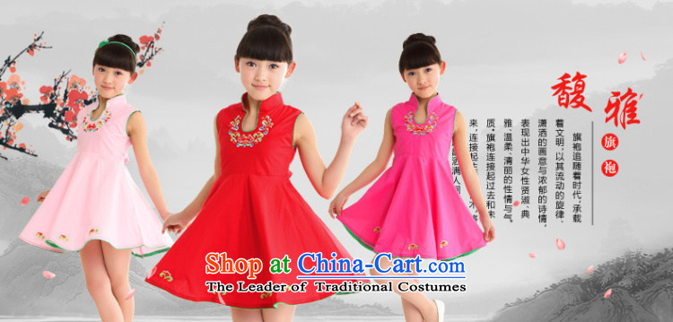 Dream arts children Tang dynasty qipao female summer pure cotton qipao new children's wear skirts 2015 Summer girls MZY-0310 qipao rose hangtags 140 130 to 140cm tall for pictures, prices, brand platters! The elections are supplied in the national character of distribution, so action, buy now enjoy more preferential! As soon as possible.