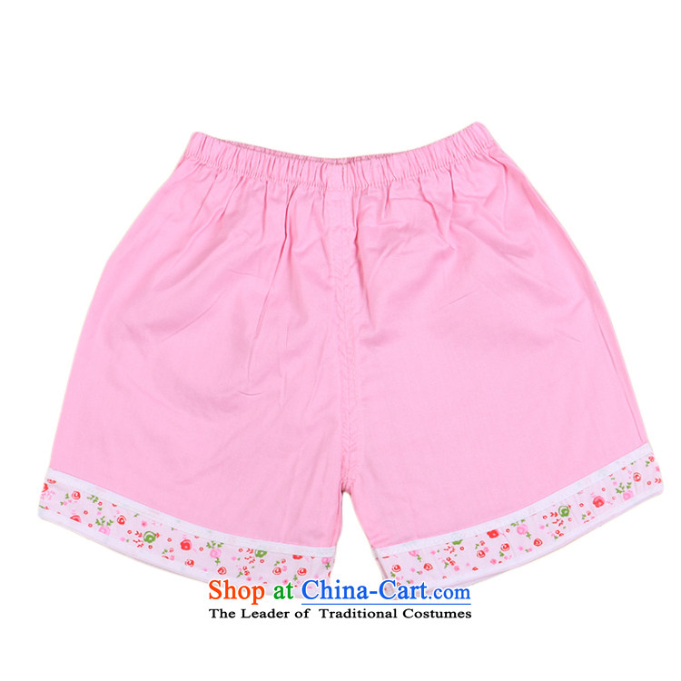 Tang Dynasty female babies children age summer sleeveless + shorts brocade coverlets Birthday holiday dress small children's wear pink 4810 100cm photo infant, prices, brand platters! The elections are supplied in the national character of distribution, so action, buy now enjoy more preferential! As soon as possible.