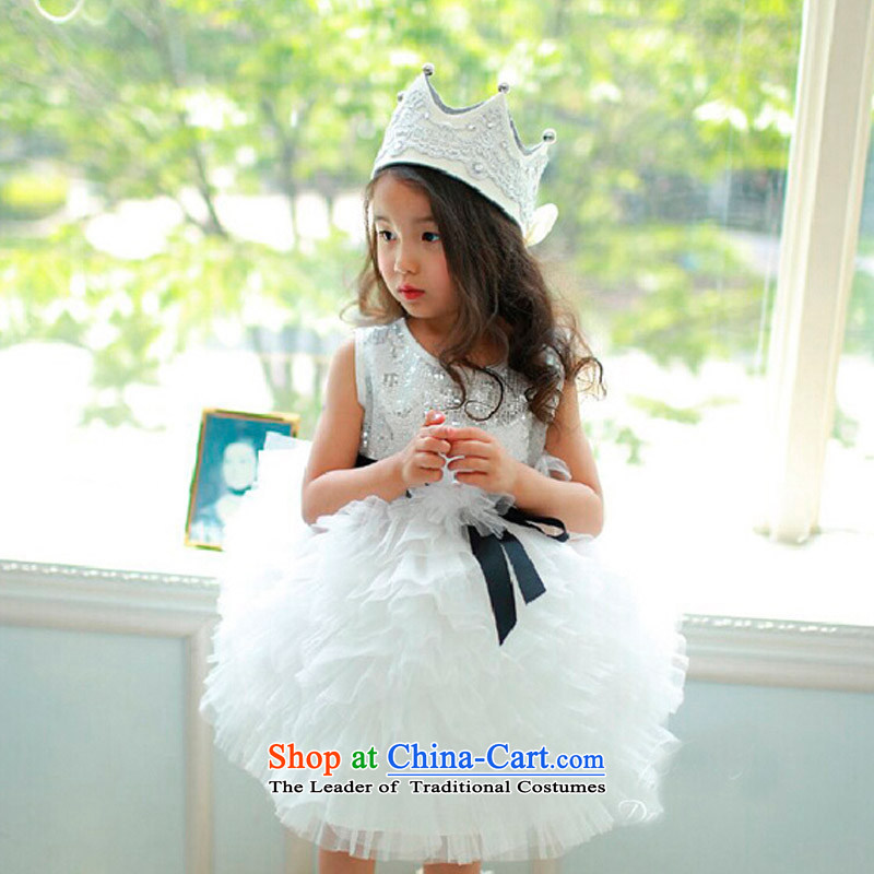 Custom branded children's wear Korean hanakimi girls dress on chip cake skirt birthday princess skirt photo session K15084 piano silver 7-12 day delivery 150cm, Flower (hanakimi) , , , shopping on the Internet