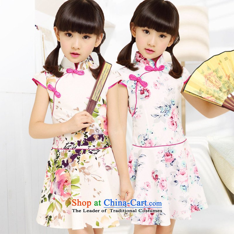 Children qipao girls Tang dynasty princess skirt ethnic dresses little girl Da Tong Zheng costumes picture color 1 130 small a number of times (xuanshidai Hyun) , , , shopping on the Internet