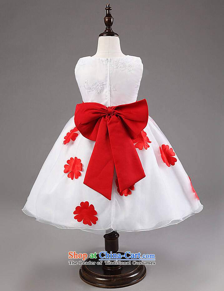 The Korean version of children's wear girls wedding flower girls dress petal princess dresses child skirt red 140cm photo, prices, brand platters! The elections are supplied in the national character of distribution, so action, buy now enjoy more preferential! As soon as possible.