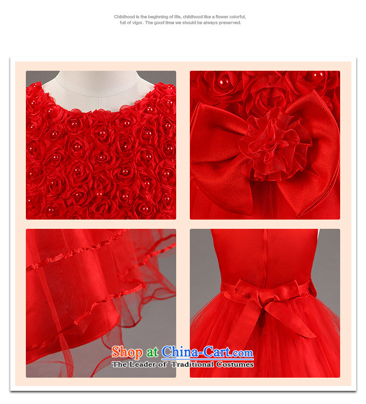 Europe and the summer temperament girls flower girl wedding dresses flowers of children's wear skirts princess red 150cm photo, prices, brand platters! The elections are supplied in the national character of distribution, so action, buy now enjoy more preferential! As soon as possible.