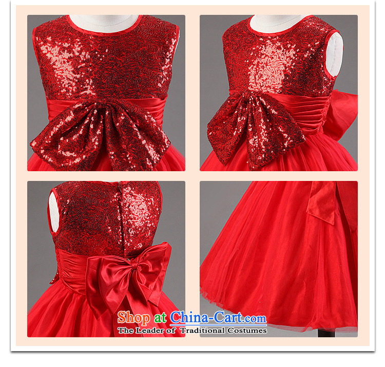 Children's Wear Korean version of large bow tie dresses quality girls skirt on small wedding dresses, red in the skirt explosions 130cm photo, prices, brand platters! The elections are supplied in the national character of distribution, so action, buy now enjoy more preferential! As soon as possible.