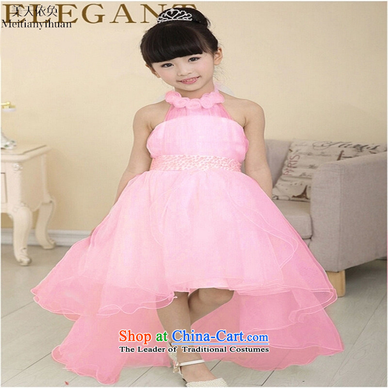 Child dress Princess Pearl of burglary skirt waistband skirt trailing white 150cm, skirts and dress in accordance with the property (meitianyihuan days) , , , shopping on the Internet