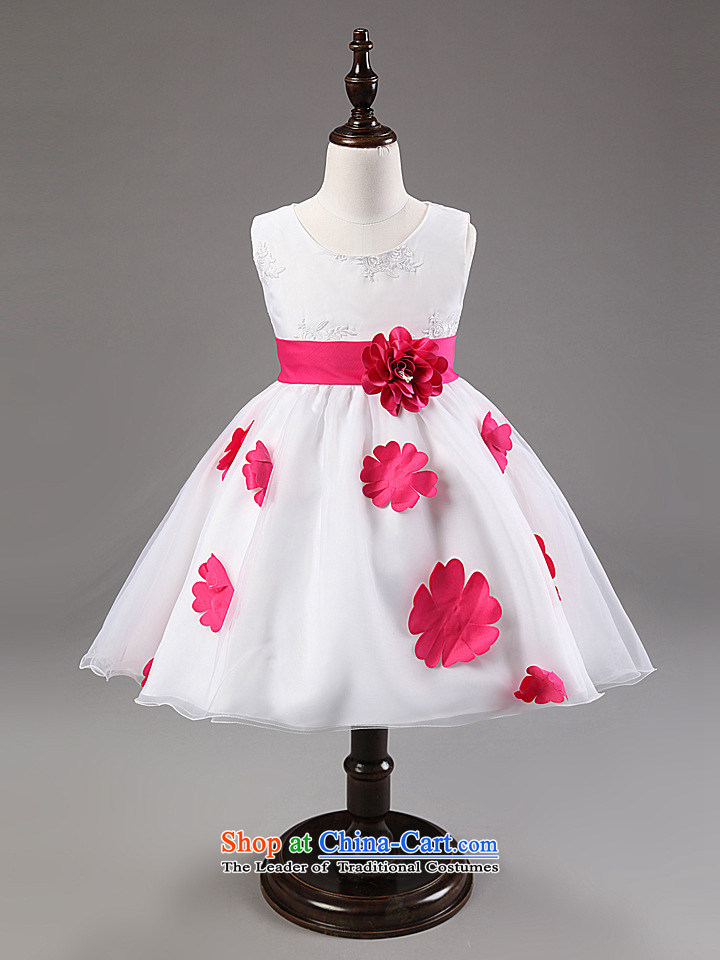Children's Wear Korean girls Summer Wedding dress skirt girls princess suits skirts petals of red 130cm photo skirts, prices, brand platters! The elections are supplied in the national character of distribution, so action, buy now enjoy more preferential! As soon as possible.