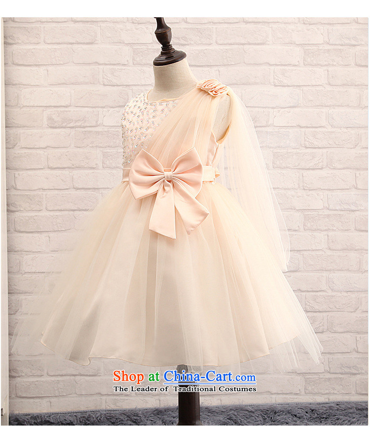Temperament Single Beveled Shoulder girls dresses Korean staple Pearl Flower Girls dress princess' skirts white 120cm photo, prices, brand platters! The elections are supplied in the national character of distribution, so action, buy now enjoy more preferential! As soon as possible.