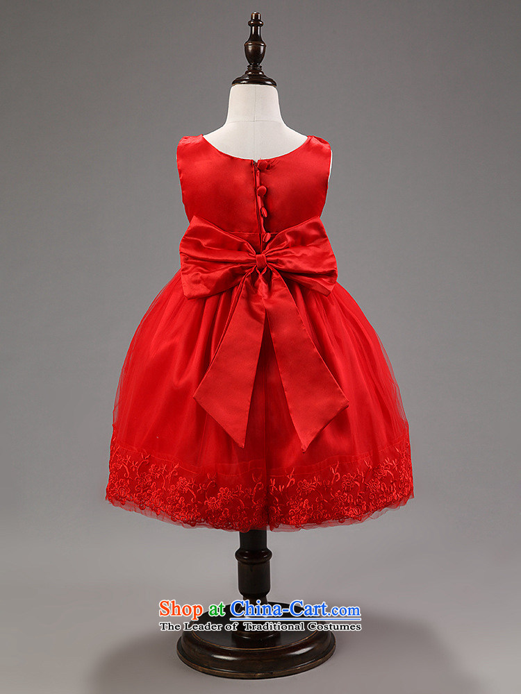 Korean girls skirt large bow tie dresses lace princess skirt girls children in red 130cm photo, prices, brand platters! The elections are supplied in the national character of distribution, so action, buy now enjoy more preferential! As soon as possible.