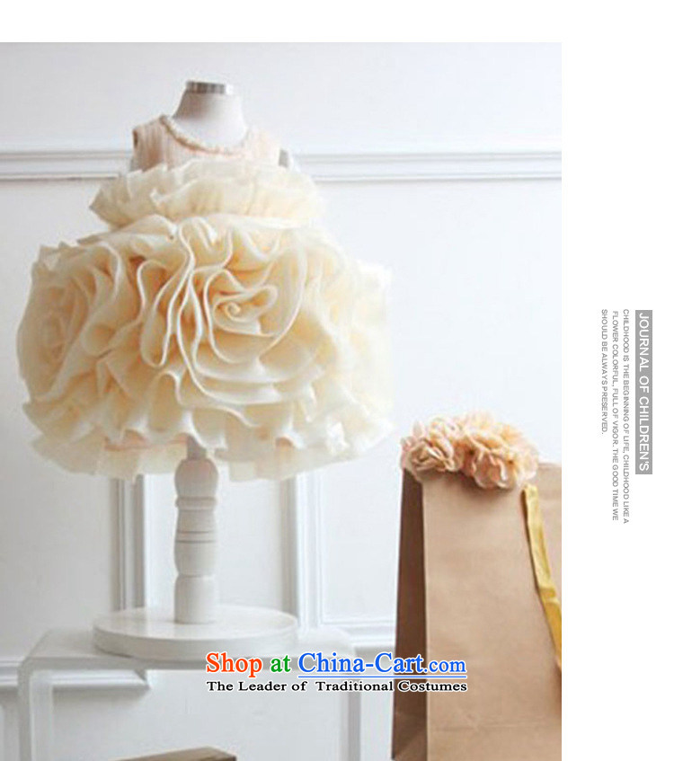 Europe and the girl children's wear bon bon pink dresses girls wedding flower girls dress skirt bon bon skirt children light yellow 130cm photo, prices, brand platters! The elections are supplied in the national character of distribution, so action, buy now enjoy more preferential! As soon as possible.