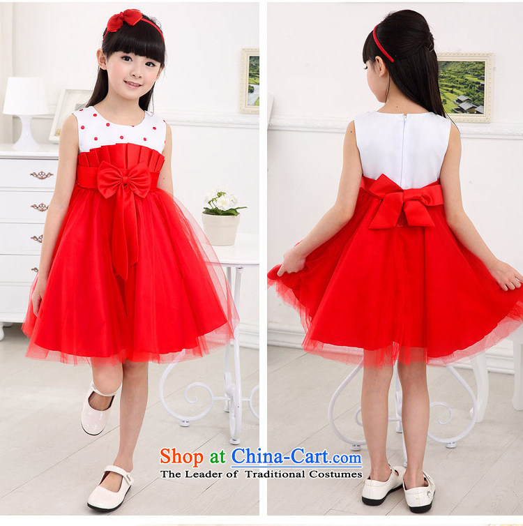 The girl child dresses Korean Bow Tie dresses, child skirts explosions red 130cm photo, prices, brand platters! The elections are supplied in the national character of distribution, so action, buy now enjoy more preferential! As soon as possible.