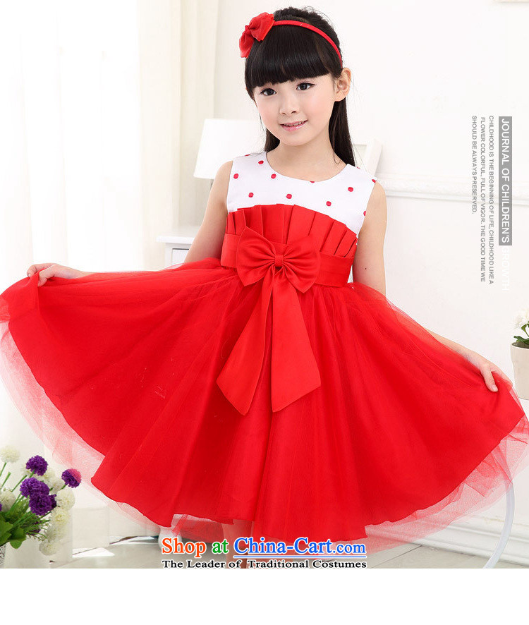 In the autumn of 2015, replacing the new Korean version of large bow tie dresses girls princess skirt dresses red 130cm photo, prices, brand platters! The elections are supplied in the national character of distribution, so action, buy now enjoy more preferential! As soon as possible.