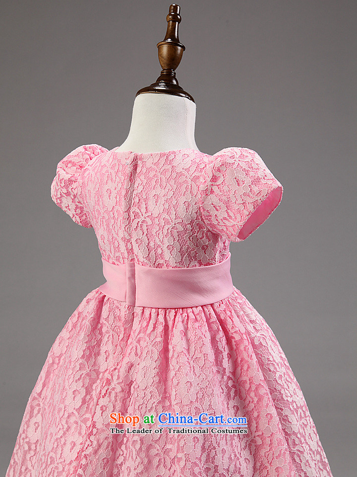 Children's Wear 2015 Summer lace princess dress skirt girls Bow Tie Pink dresses 140cm photo, prices, brand platters! The elections are supplied in the national character of distribution, so action, buy now enjoy more preferential! As soon as possible.
