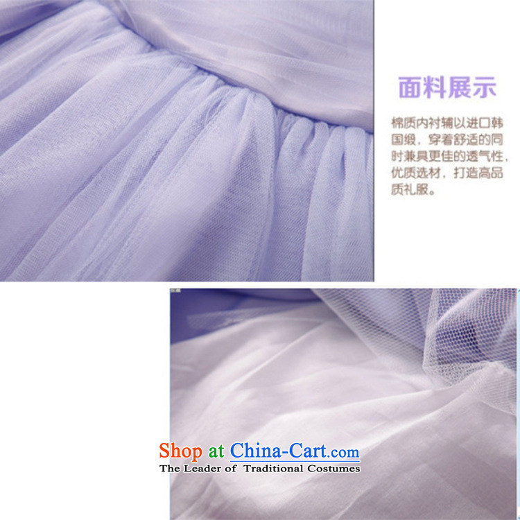 Korean children, girls explosion apron skirt gauze flower girl children flowers princess dress skirt purple (100% pure cotton liner) 130cm photo, prices, brand platters! The elections are supplied in the national character of distribution, so action, buy now enjoy more preferential! As soon as possible.