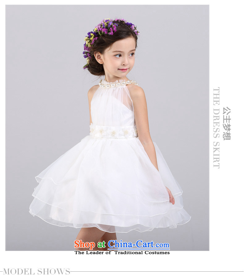 The spirit of children's wear under the 2015 Summer birds new Children's dress skirt girls princess skirt summer performances Flower Girls women bon bon white dress white collar dresses pearl LQ15095 skirt 150 is suitable for children of pictures, paras. 135-145 price, brand platters! The elections are supplied in the national character of distribution, so action, buy now enjoy more preferential! As soon as possible.