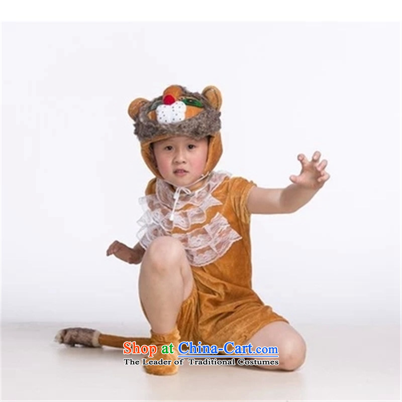 Special Children's Day 61 early childhood clothing animals will lion cartoon show services stage costumes long-sleeved lion 140 Crown monkey , , , shopping on the Internet