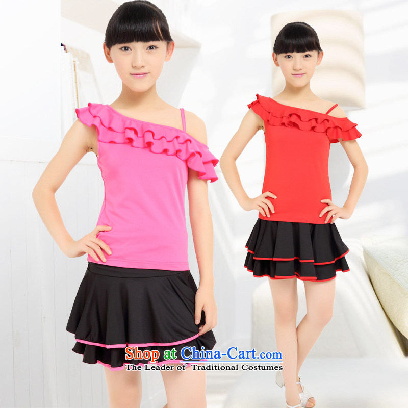 2015 Children Latin dance wearing girls dancing services new Latin dance skirt exercise clothing Services Mr Ronald early childhood costumes new yellow 140 times (xuanshidai Hyun) , , , shopping on the Internet