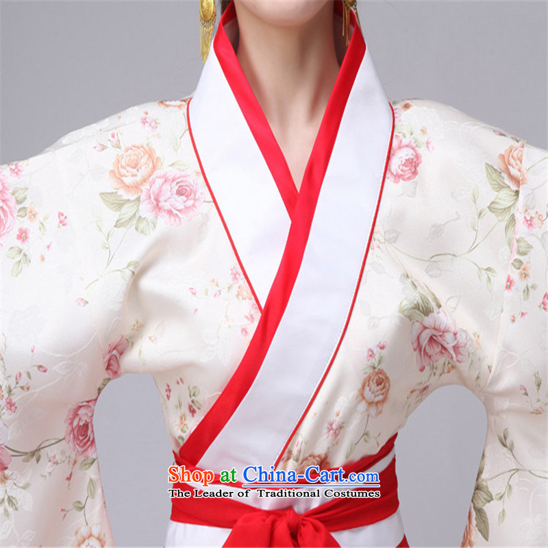 Ancient Han-Women's Track Civil Han-Tang Dynasty Han-Graduation Ceremony will start with the floor the restaurant red l155cm--165cm, clothing crown monkey , , , shopping on the Internet