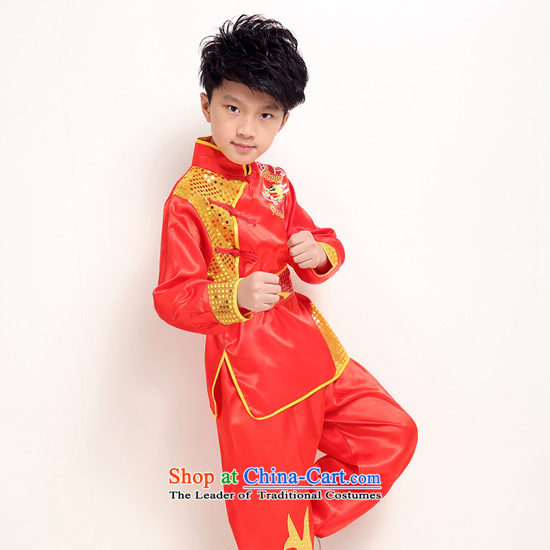 Children will exercise clothing boy martial arts performance services for children's dance wearing blue clothes Taiji Kongfu early childhood 140 times (xuanshidai Hyun) , , , shopping on the Internet