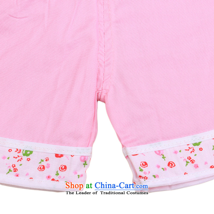 Tang Dynasty female babies children age summer sleeveless + shorts brocade coverlets Birthday holiday dress small children's wear pink 4810 120 pictures infant, prices, brand platters! The elections are supplied in the national character of distribution, so action, buy now enjoy more preferential! As soon as possible.