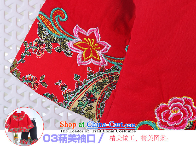 The baby girl Tang dynasty winter coat New Year Tang Dynasty Infant Garment children aged 0-1-2-3 Week Winter Package red 120 pictures, prices, brand platters! The elections are supplied in the national character of distribution, so action, buy now enjoy more preferential! As soon as possible.
