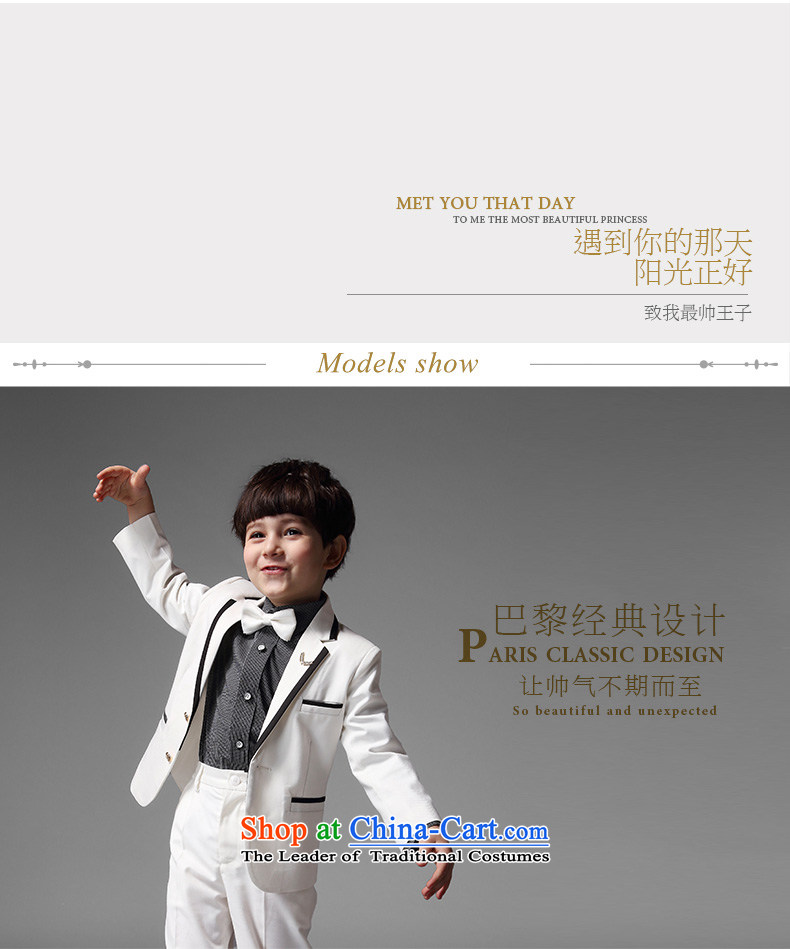 Eyas children piano costumes and boys suits Spring Kit White Flower Girls moderator dress jacket summer white four suits + trousers + tie + 130cm photo, prices, brand platters! The elections are supplied in the national character of distribution, so action, buy now enjoy more preferential! As soon as possible.