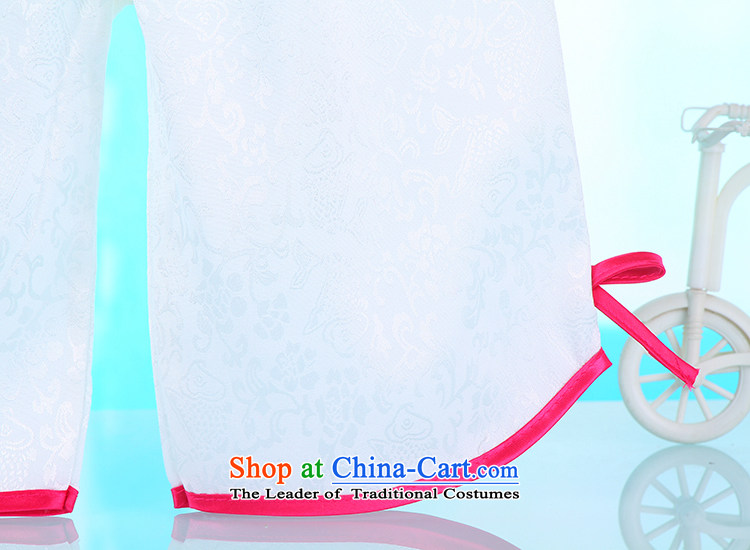 Summer 2015 new girls Tang Dynasty Package your baby clothes summer gown Chinese children aged 1-2-3 summer kit 4686th white 100 pictures, prices, brand platters! The elections are supplied in the national character of distribution, so action, buy now enjoy more preferential! As soon as possible.