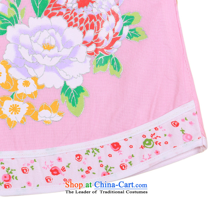 Tang Dynasty female babies children age summer sleeveless + shorts brocade coverlets Birthday holiday dress small children's wear pink 4810 110 pictures infant, prices, brand platters! The elections are supplied in the national character of distribution, so action, buy now enjoy more preferential! As soon as possible.