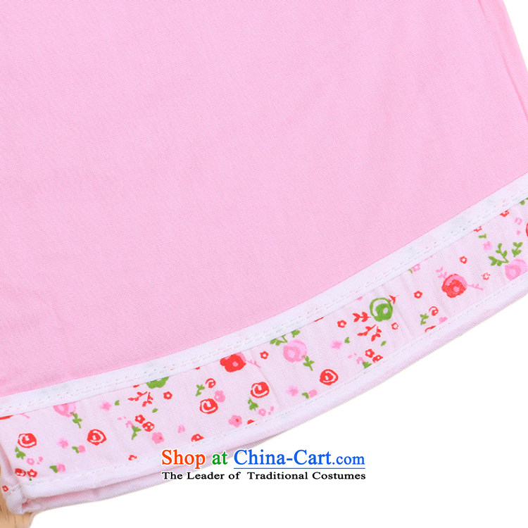 Tang Dynasty female babies children age summer sleeveless + shorts brocade coverlets Birthday holiday dress small children's wear pink 4810 110 pictures infant, prices, brand platters! The elections are supplied in the national character of distribution, so action, buy now enjoy more preferential! As soon as possible.